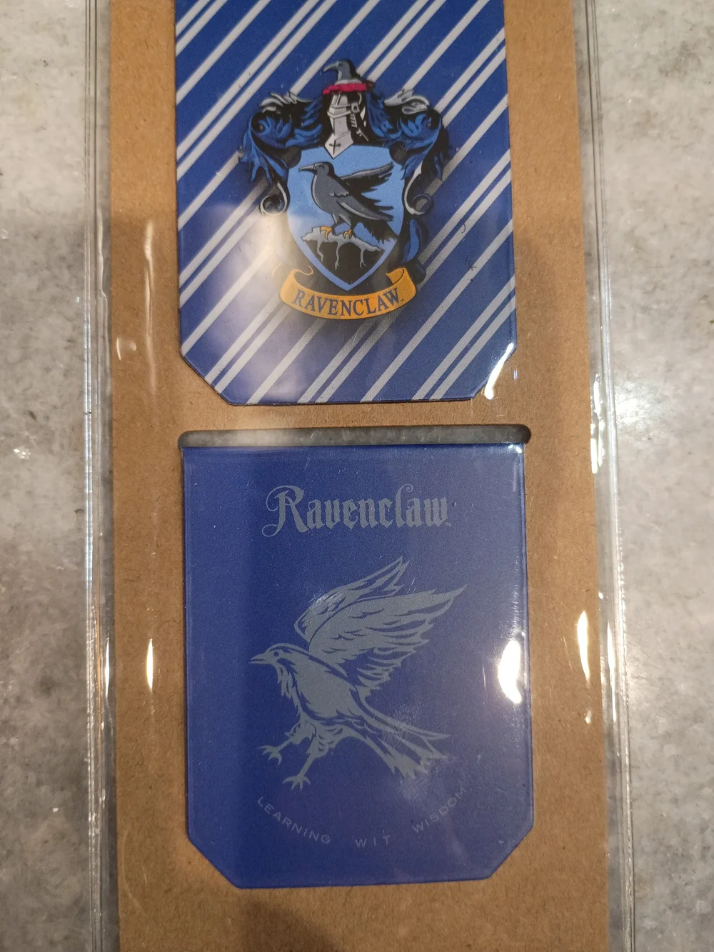 Harry Potter Ravenclaw Blue & Grey Bookmark Set Of 2 New